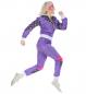 Preview: 80er Jahre Trainingsanzug Purple Unisex