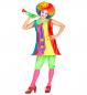 Preview: Frau Clown Kleid mit Reifrock und Krawatte, Hose