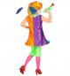 Preview: Frau Clown Kleid mit Reifrock und Krawatte, Hose