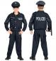 Preview: Deutsche Polizei Uniform für Kinder Kostüm ​​​​​​​Oberteil, Hose und Mütze