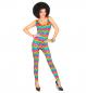 Preview: 70er Jahre Groovy Body Style Bodysuit Regenbogen