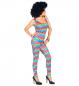 Preview: 70er Jahre Groovy Body Style Bodysuit Regenbogen