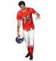 Preview: Zombie American Football Spieler Shirt und Hose.