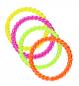 Preview: Set von 4 Ringen in Neon Farben