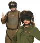 Preview: Jet Piloten Helm mit Visier  Gr. 57-60