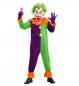 Preview: Evil Joker Kinderkostüm mit Overall und Maske