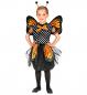 Preview: Schmetterling Kinderkostüm Kleid mit Tutu, Flügel, Antennen