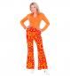 Preview: 70er Jahre Damenhose Bubbles Orange