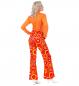 Preview: 70er Jahre Damenhose Bubbles Orange