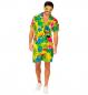 Preview: Summer Party Fashion Hemd mit Shorts Hawaii Gelb