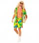 Preview: Summer Party Fashion Hemd mit Shorts Hawaii Gelb