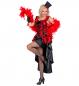 Preview: Damen Burlesque Kostüm mit Kleid, Handschuhe