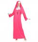 Preview: Pinke Nonne Gewand, Haube, Handschuhe