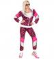 Preview: 80er Jahre Trainingsanzug Tigerprint Fell Pink Unisex