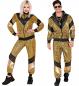 Preview: 80er Trainingsanzug Jogginganzug Gold reflektierend Unisex