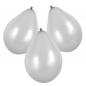 Preview: Latex Ballons 6 Stück Silber 23cm