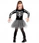 Preview: Skeleton Tänzerin Kleid mit Tutu