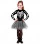 Preview: Skeleton Tänzerin Kleid mit Tutu