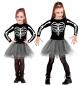 Preview: Skeleton Tänzerin Kleid mit Tutu