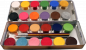 Preview: Schmink Palette mit 24 Farben und Glitzer Make-Up-Set bunt