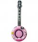 Preview: aufblasbare Hippie Gitarre 105 cmaufblasbare Hippie Banjo Rosa 100 cm