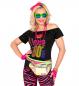 Preview: 80er Jahre Mode Accessoires Neon Pink Set