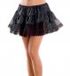 Preview: Schwarzer Petticoat aus Satin mit Spitze