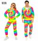 Preview: Jogginganzug Psychedelic Neon Unisex mit Hose und Jacke