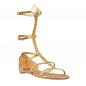 Preview: Goldene Griechen Sandalen Gr. 37