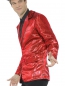 Preview: Pailletten Jacke Jacket in Rot