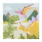 Preview: 12 Papierservietten Dino Party 33 x 33 cm