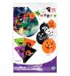 Preview: Halloween Girlande 8 Flaggen 18x26 cm + 5 Ballons - 3,6 m