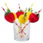 Preview: 6 Papierhalme Obst 2 sortiert (20 cm)