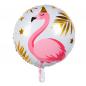 Preview: Folienballon Flamingo zweiseitig Ø 45cm