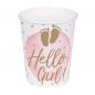 Preview: 10 Papierbecher Hello Girl! 210ml