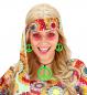 Preview: Neon grünes Hippie Set Kette und Ohrringe