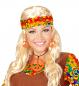 Preview: Neon oranges Hippie Set Kette und Ohrringe