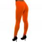 Preview: 80er Jahre Leggings Neon Orange Matt