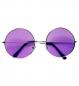 Preview: Hippie Brille mit violetten Gläsern