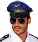 Preview: Piloten Brille mit dunklen Gläsern