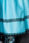 Preview: Dirndline Premium Dirndl mit Bluse Blau/Schwarz