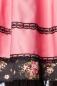 Preview: Dirndline Premium Dirndl mit Bluse Schwarz/Rosa