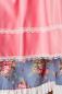 Preview: Dirndline Premium Dirndl mit Bluse Blau/Rosa/Weiss