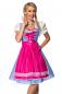 Preview: Dirndline Traditionelles Karodirndl Pink/Blau/Weiss