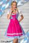 Preview: Dirndline Traditionelles Karodirndl Pink/Blau/Weiss