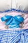 Preview: Dirndline Romantisches Unterbrustdirndl Rosa/Blau