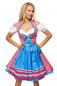 Preview: Traditionelles Karodirndl Rot Blau Weiss