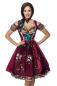 Preview: Dirndline Dirndl inkl. Spitzenbluse Rot/Schwarz