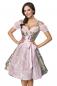 Preview: Dirndline Premium Brokat Dirndl inkl. Bluse Rosa