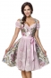 Preview: Dirndline Premium Brokat Dirndl inkl. Bluse Rosa